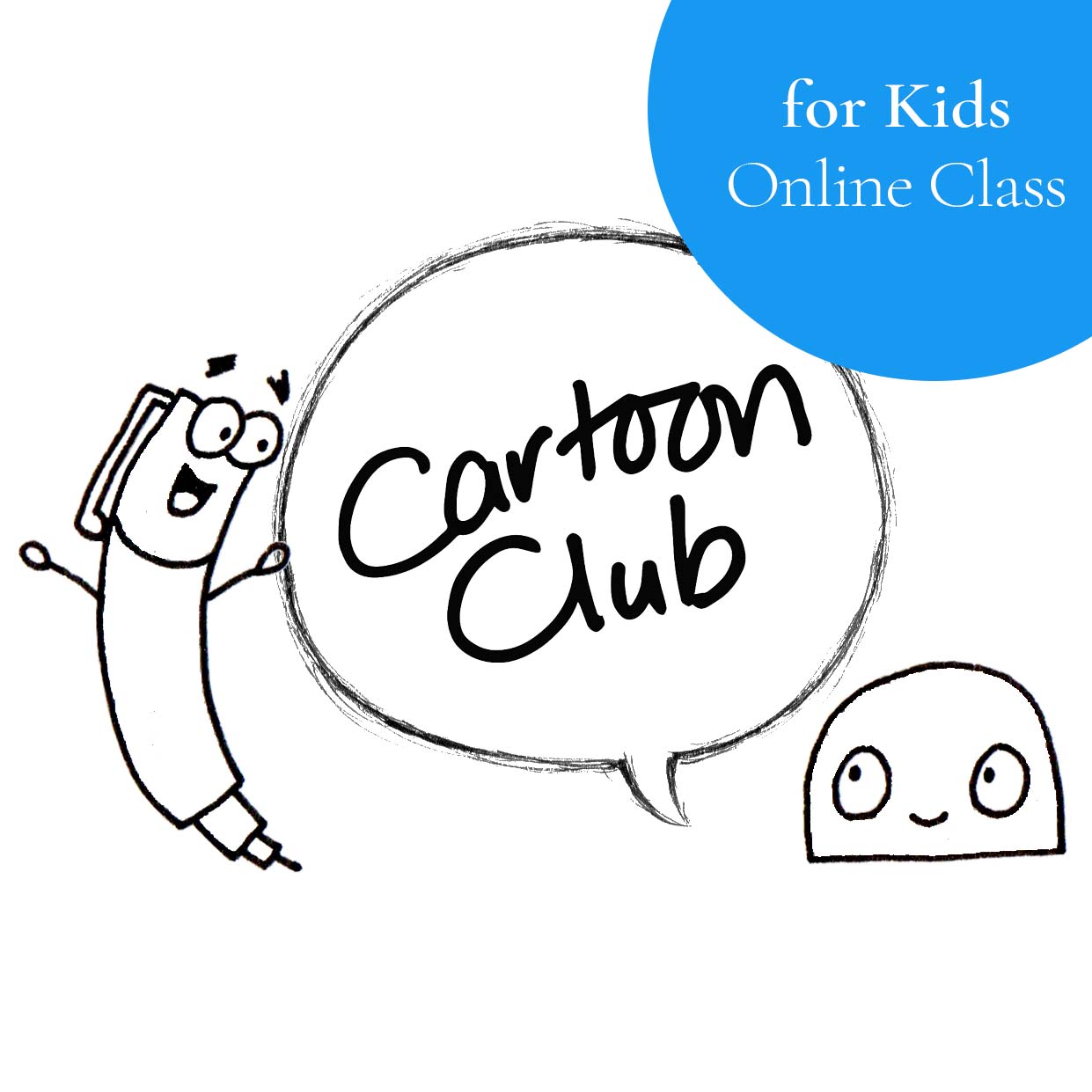 Cartoon Club for Kids Online art class for kids to learn to draw