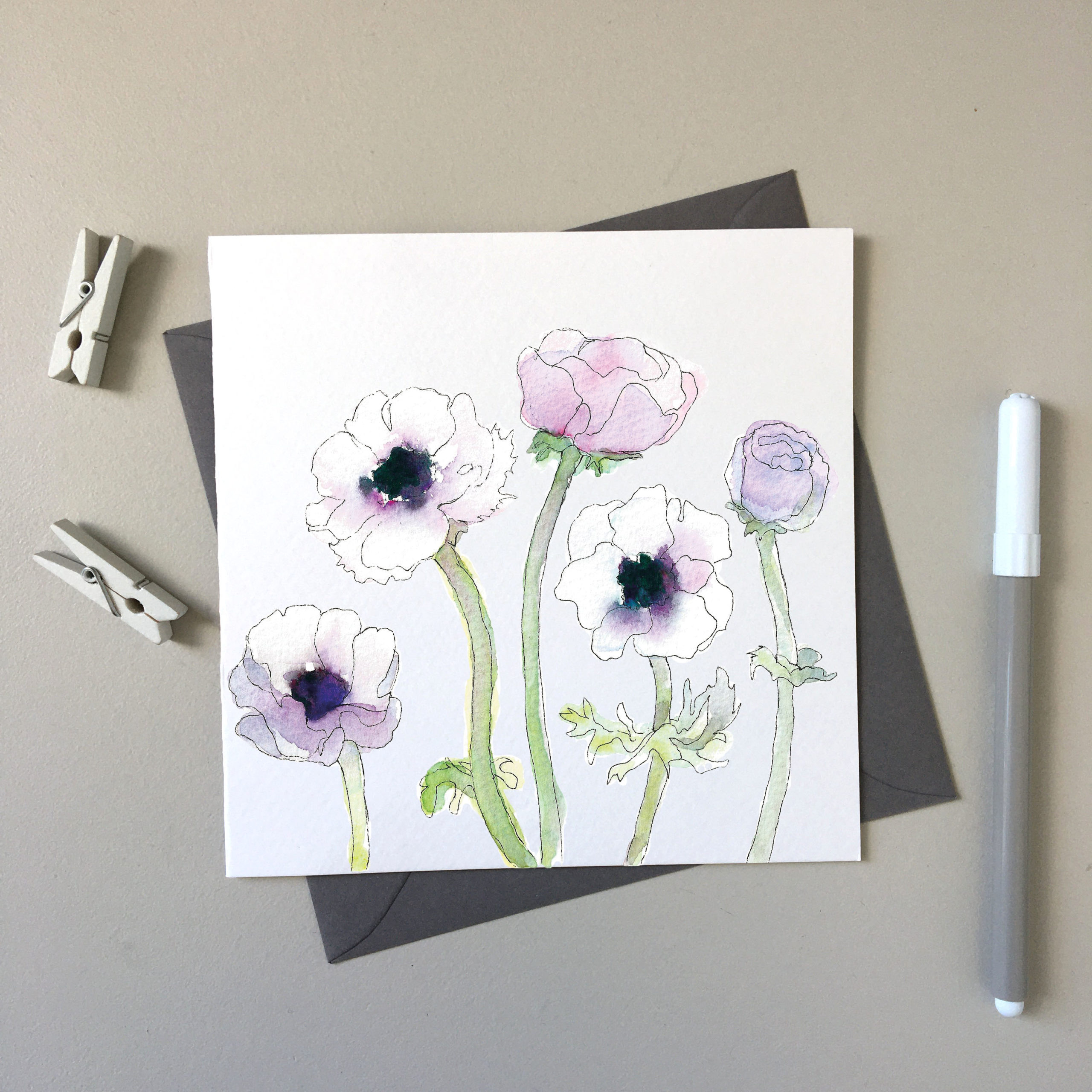 flower greeting cards