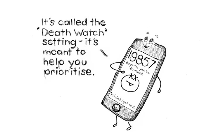 What if you had an app on your phone for Death Watch