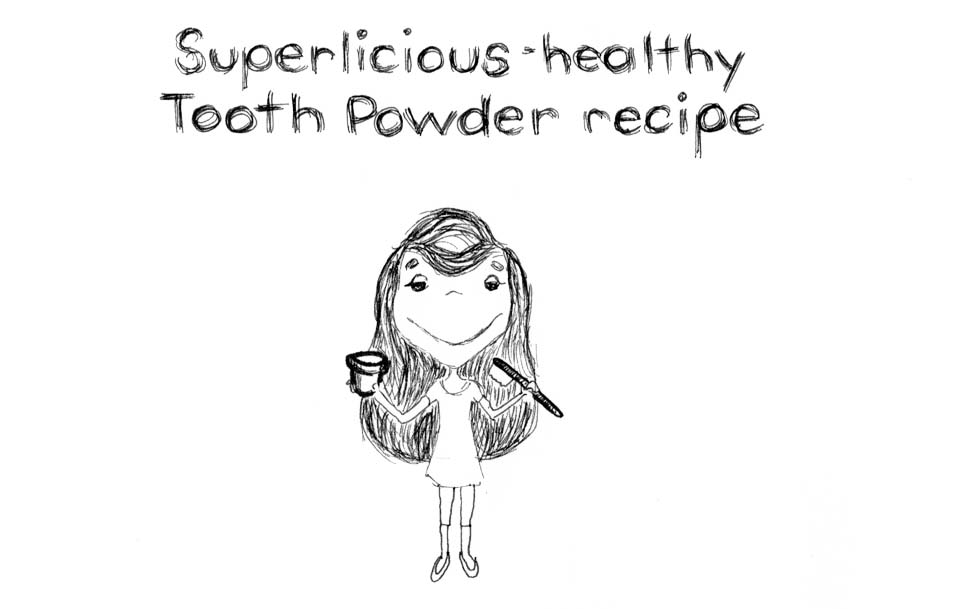 All-Star Superlicious non-toxic fluoride-free healthy Tooth Powder Recipe