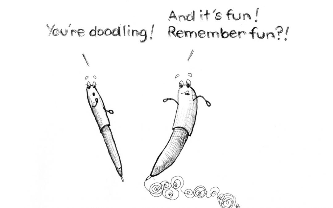 Remember doodling? Otherwise know as fun drawing!