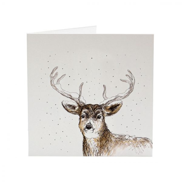 All Creatures Raya the Reindeer greeting card