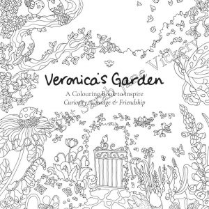 Veronica's Garden Colouring Book FREE Cover to colour