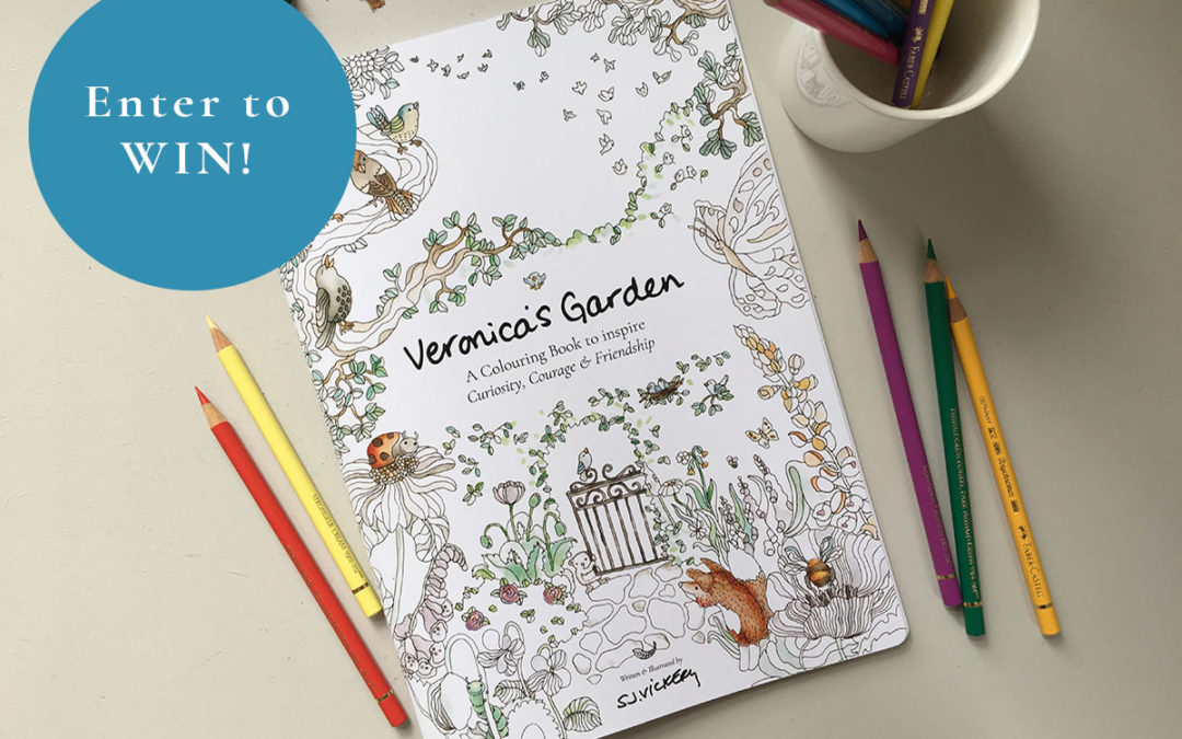 UK CONTEST Alert! Win a FREE copy of my new colouring book Veronica’s Garden