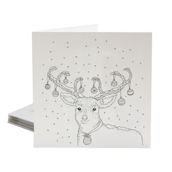 Colour Your Own Christmas greeting cards 6-pack - Image 3