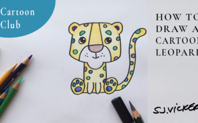 How to draw a cartoon Leopard + the creative concept of REPRESENTATIONAL
