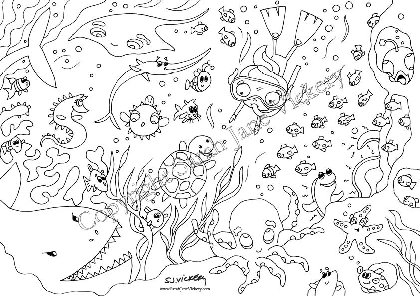 Cartoon Club: A Colouring e-Book for Creative Kids who love Cartoons