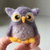 needle felted owl