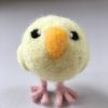 needle felt chick