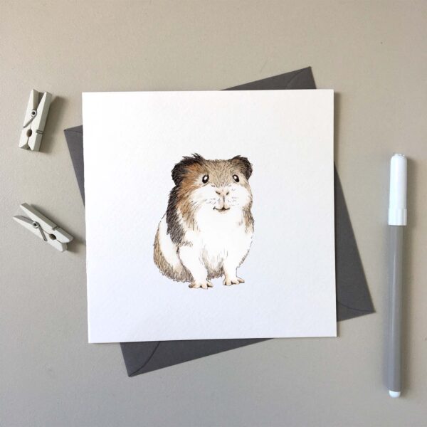 guinea pig greeting card